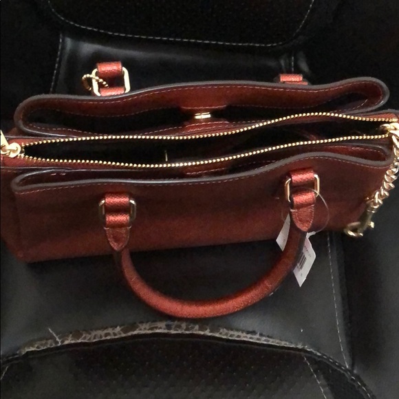 Coach mini satchel. Red gunmetal - Picture 3 of 7